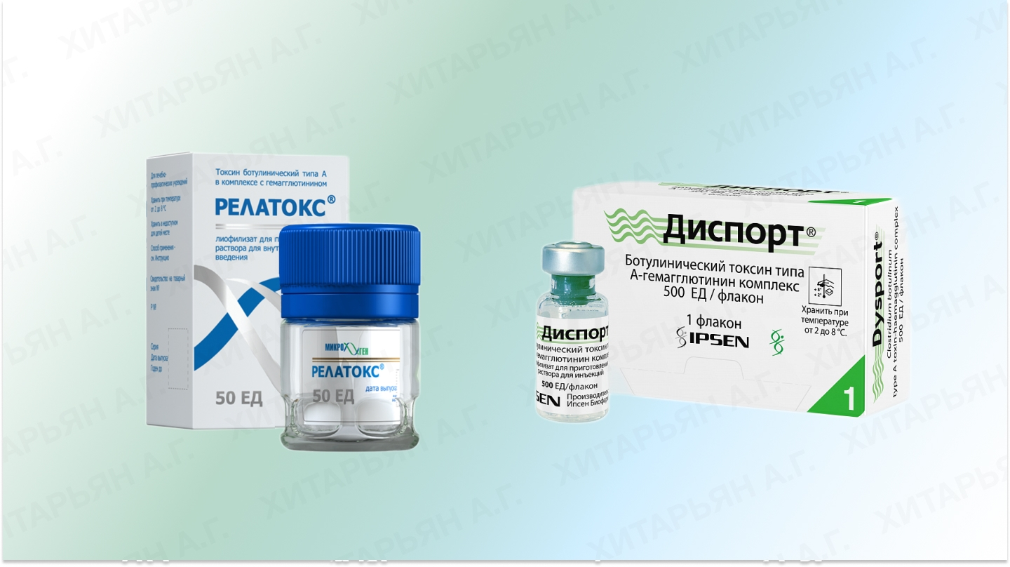 Ботулотоксины «Релатокс» и «Диспорт»